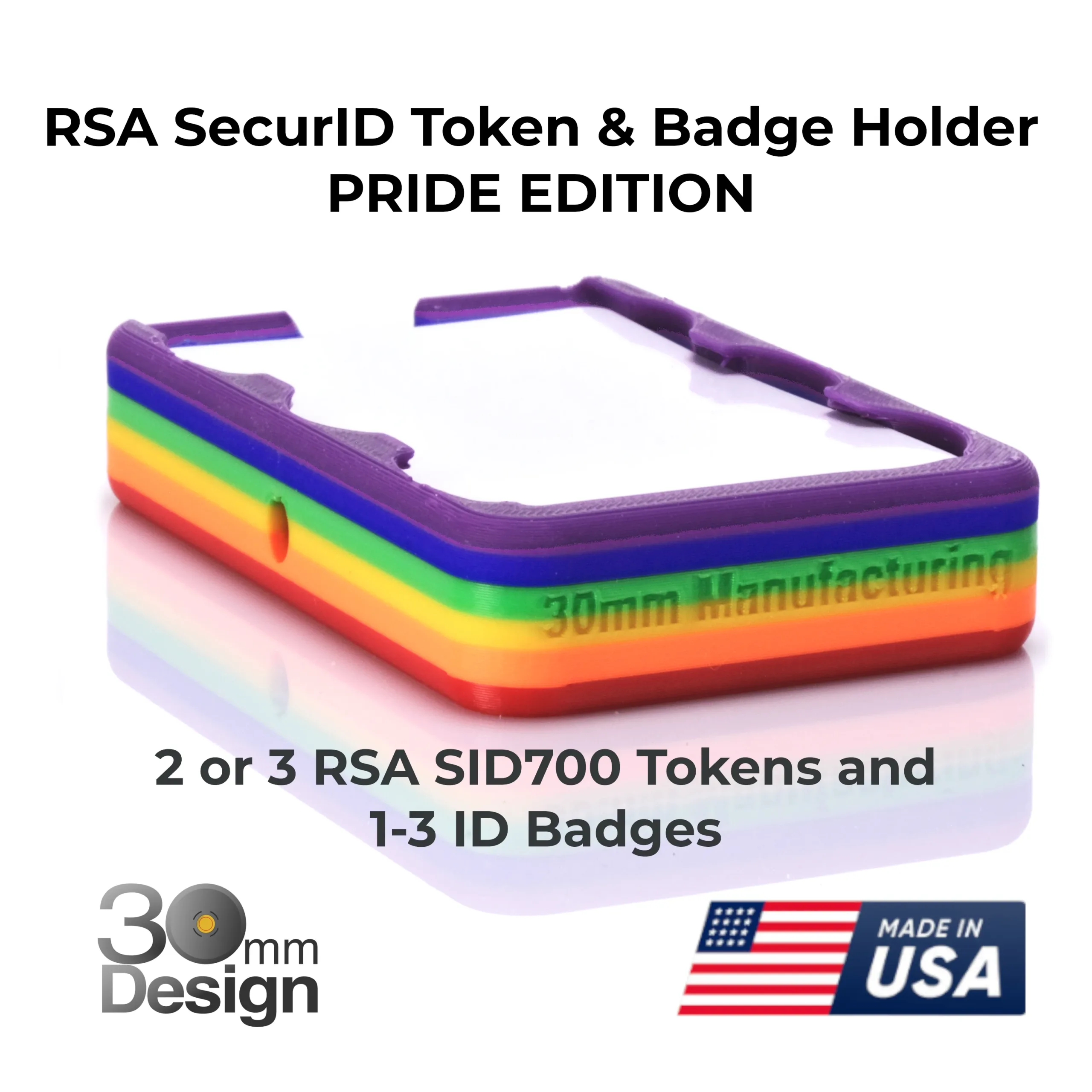 PRIDE RSA SecurID Token & Badge Holder