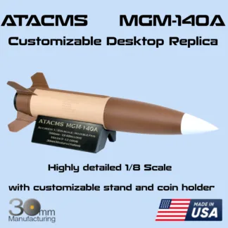 ATACMS MGM-140A Desktop Replica - Multiple Sizes, Plaque & Coin Display